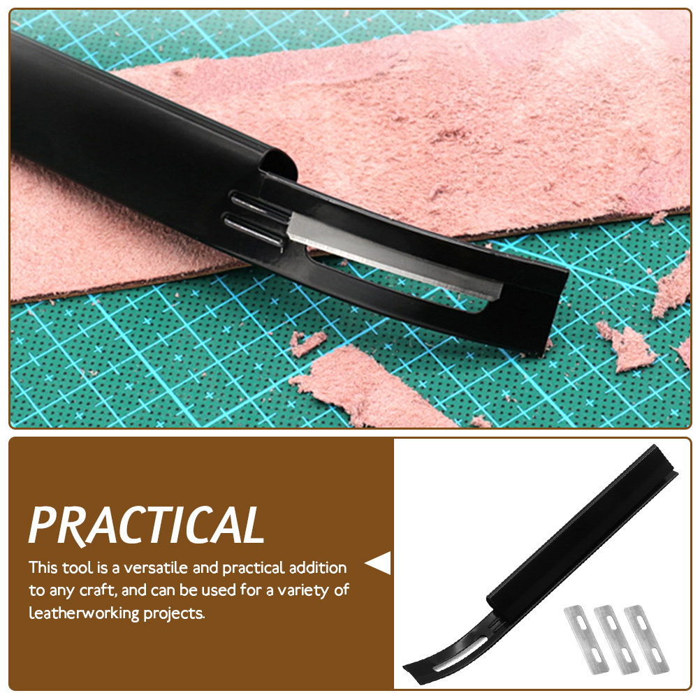 Leatherwork Edge Beveler - 1Set Edge Skiving Tool Seamless Efficient