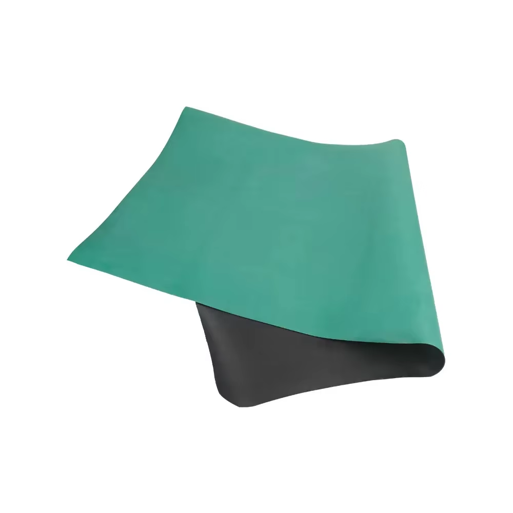 Leather Work Factory - Work Safety Desk Green Rubber Mat