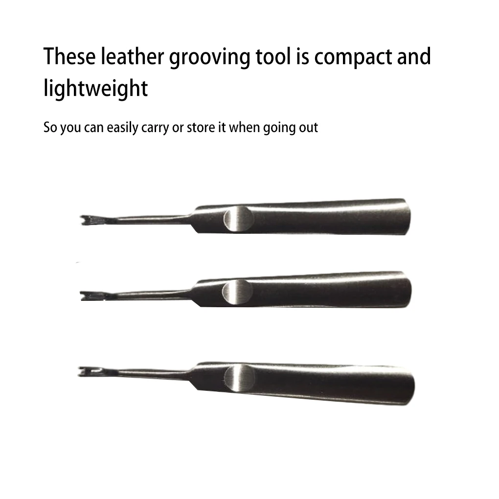 3Pcs Leather Groover Kit U V S - Leatherwork Edge Beveler review and price