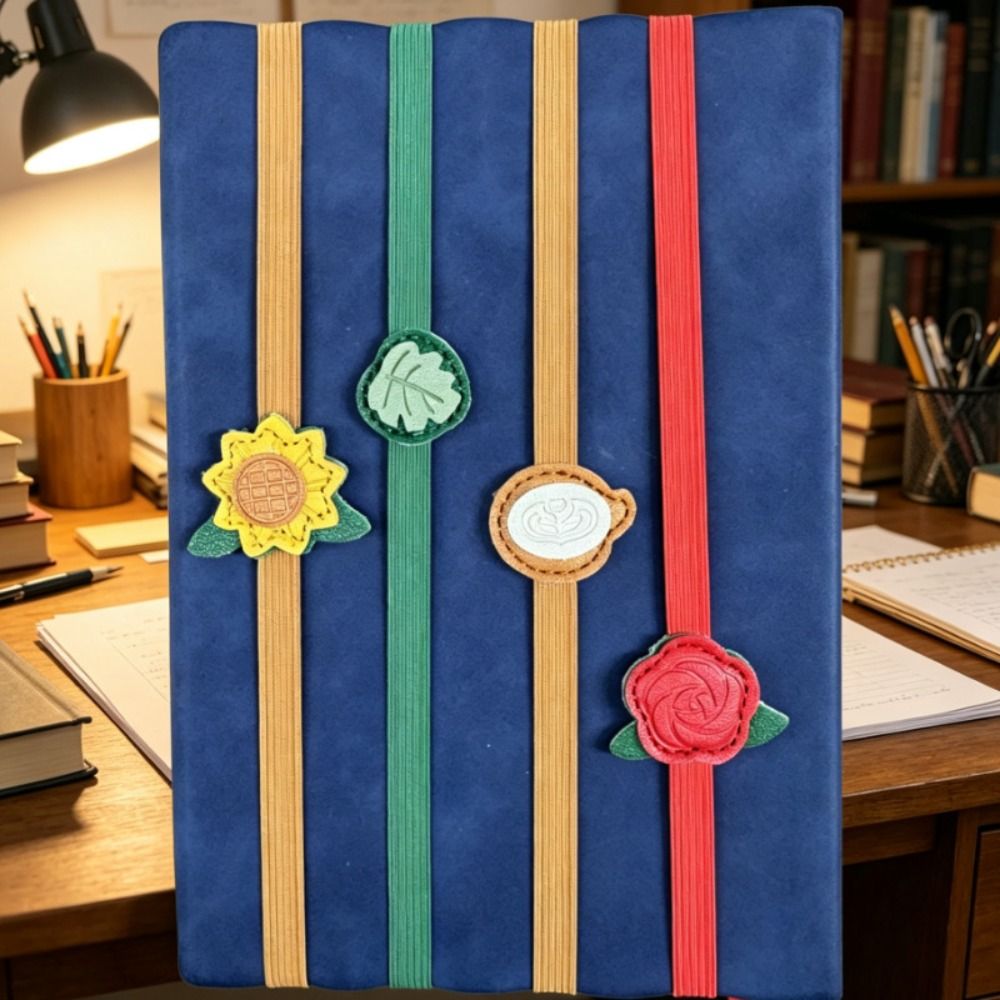 Vintage Elastic Bands Leather  - Leather Work Notebook review and price