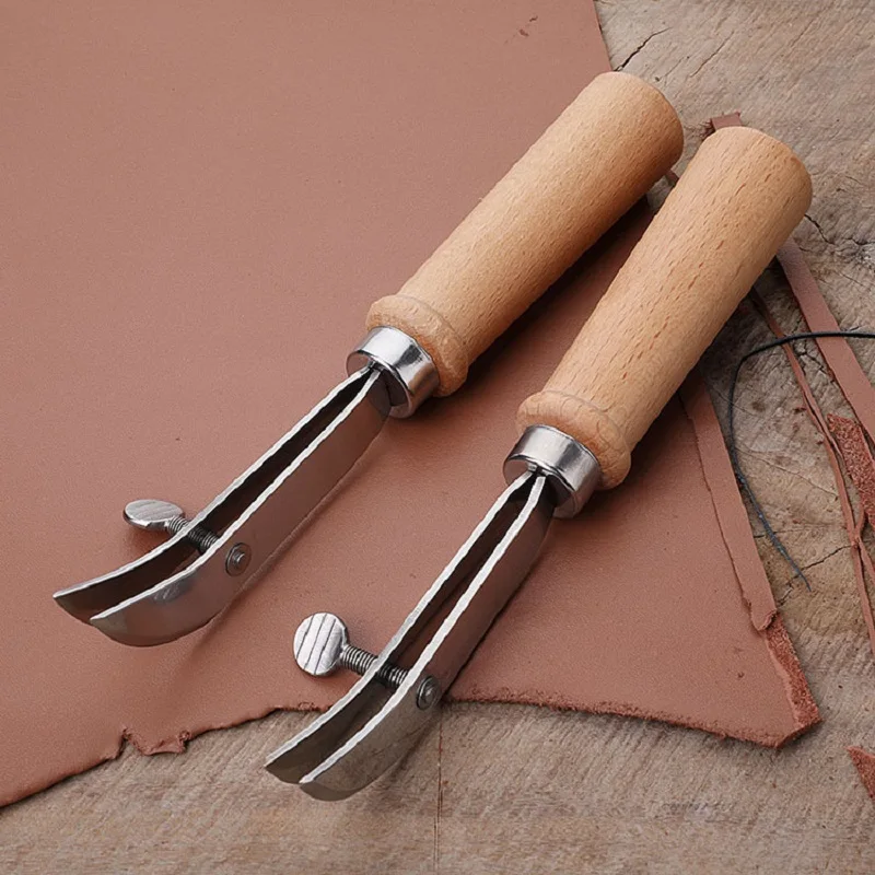DIY Adjustable Leather Edge Cr - Groover Stitching Tool review and price