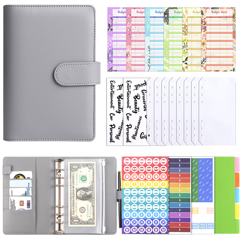 A6 Macaron PU Leather Binder N - Leather Work Notebook review and price
