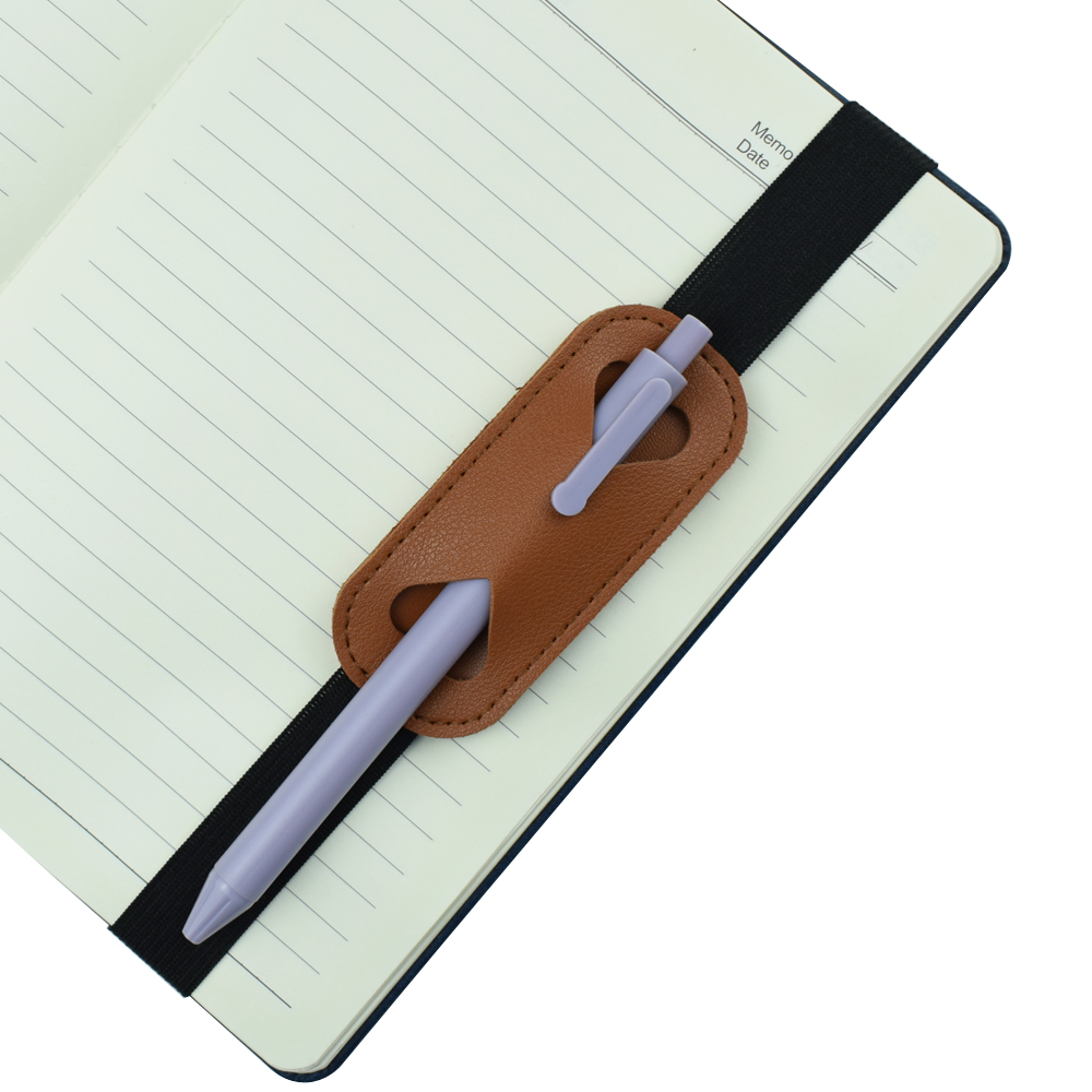 Elastic PU Leather Pen Holder  - Leather Work Notebook review and price