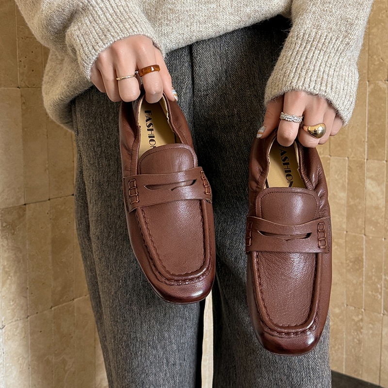 Womens Flats Spring Autumn Mul - Leather Work Flats Women review and price