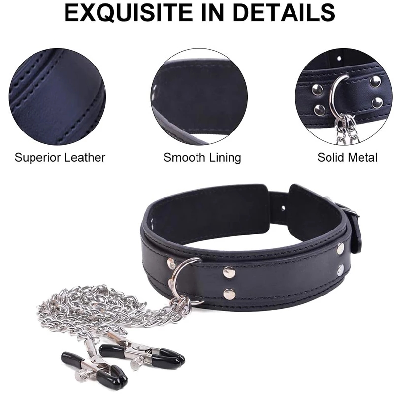 BDSM Bondage Restraint Equipme - Leatherwork Clamp review and price
