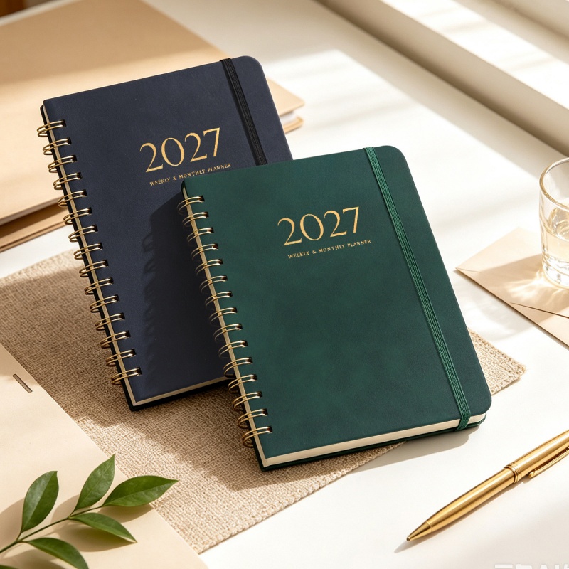 A5 PU Leather 2027 Weekly Mont - Leather Work Notebook review and price
