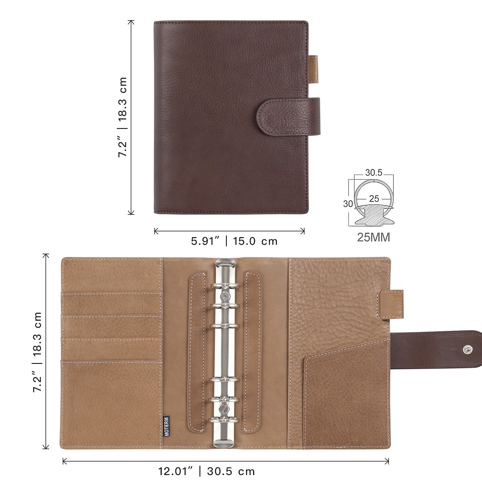Moterm Franklin Covey Compact  - Leather Work Notebook review and price