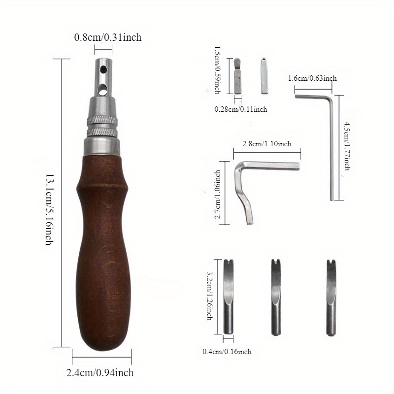 7 In 1 Leather GrooverTool,Pro - Leatherwork Edge Beveler review and price