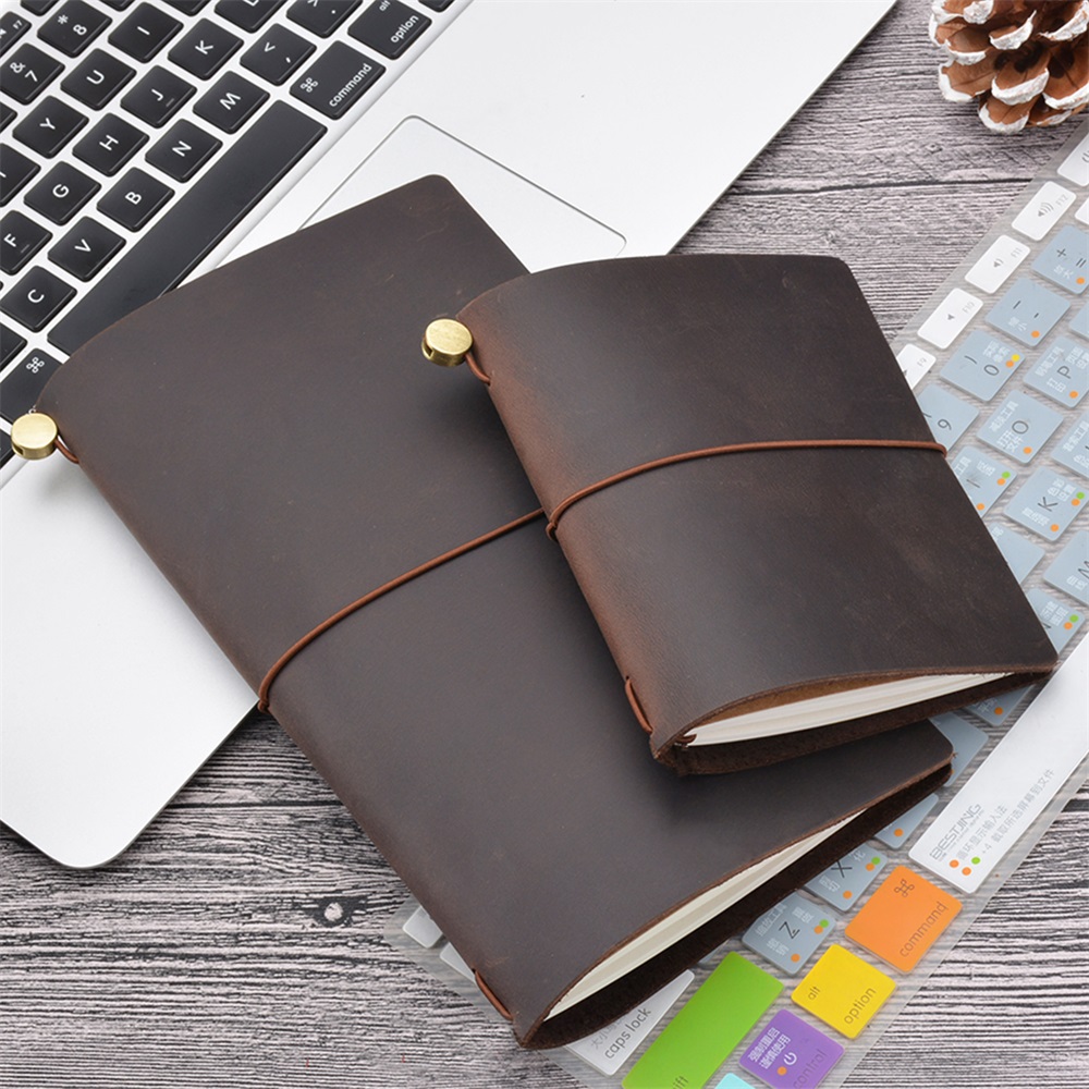 Genuine Leather Traveler Noteb - Leather Work Notebook review and price