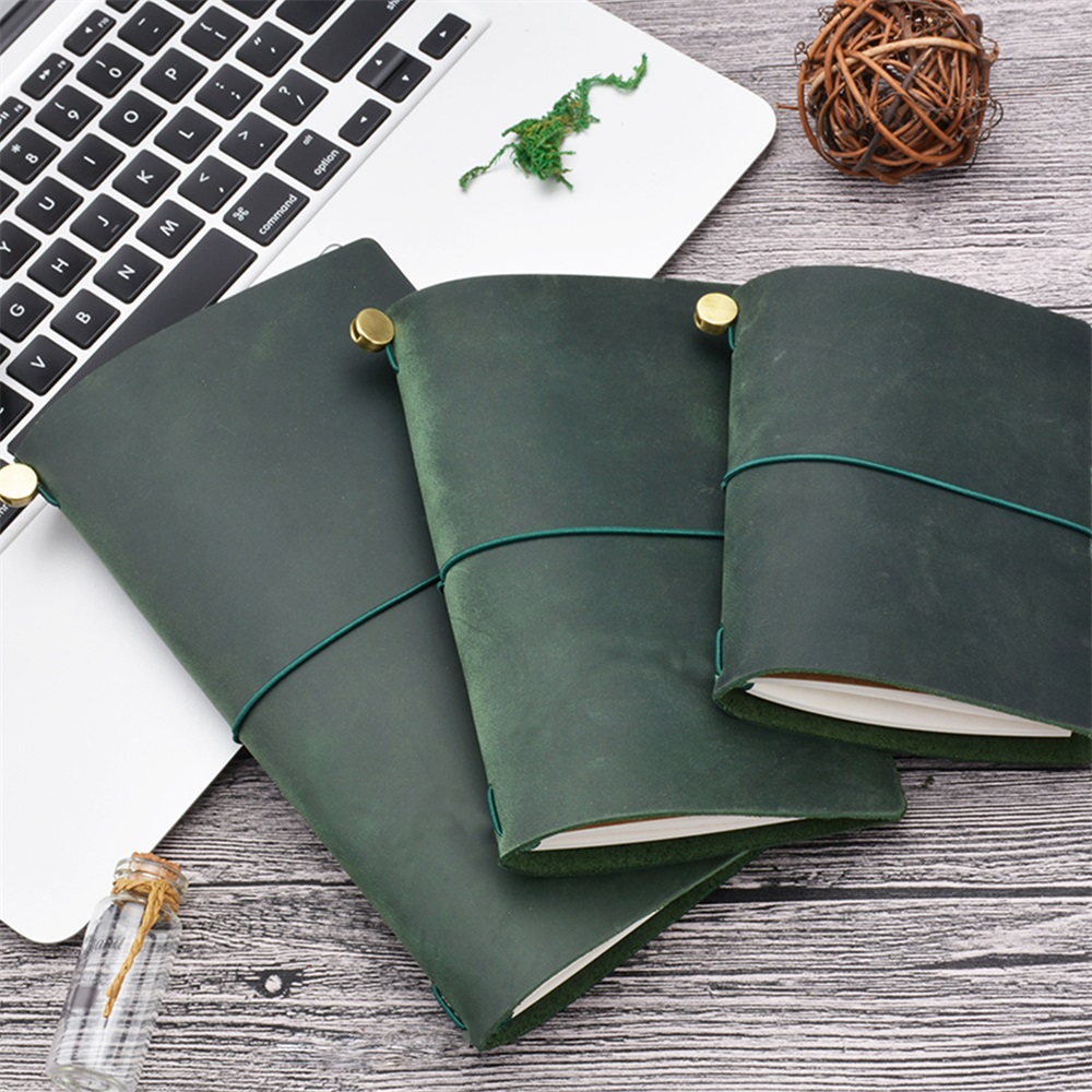 Genuine Leather Traveler Noteb - Leather Work Notebook review and price