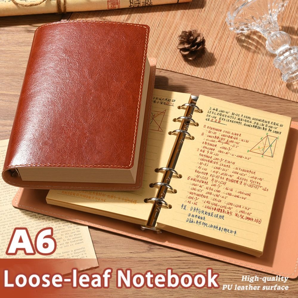 New A5/A6 Notebook Loose-leaf  - Leather Work Notebook review and price