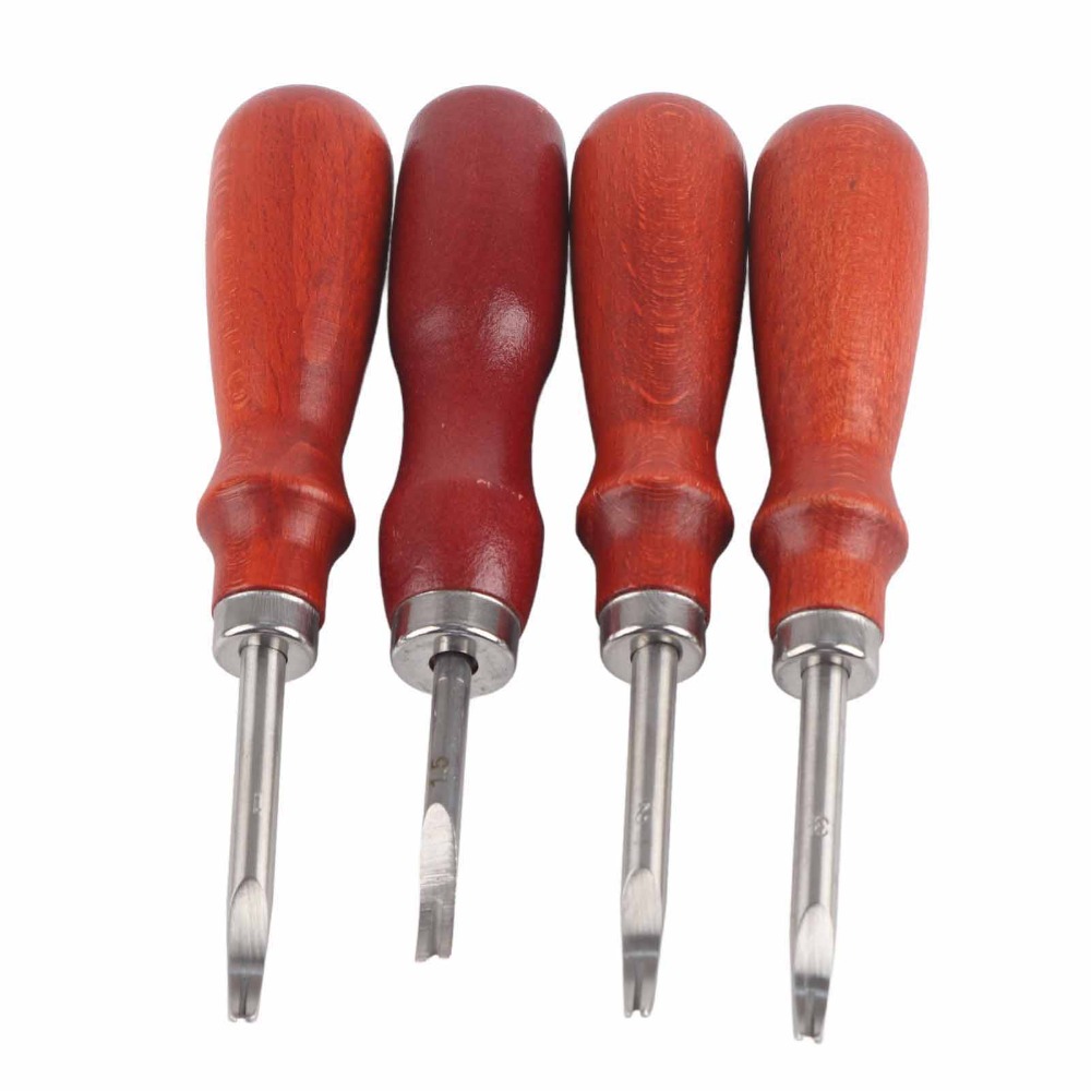 4 PCS Keen Edge Leather Edge B - Leatherwork Edge Beveler review and price