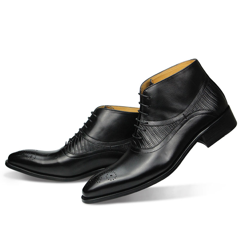 Genuine Leather Shoes Men's Bo - Leather Work Factory review and price