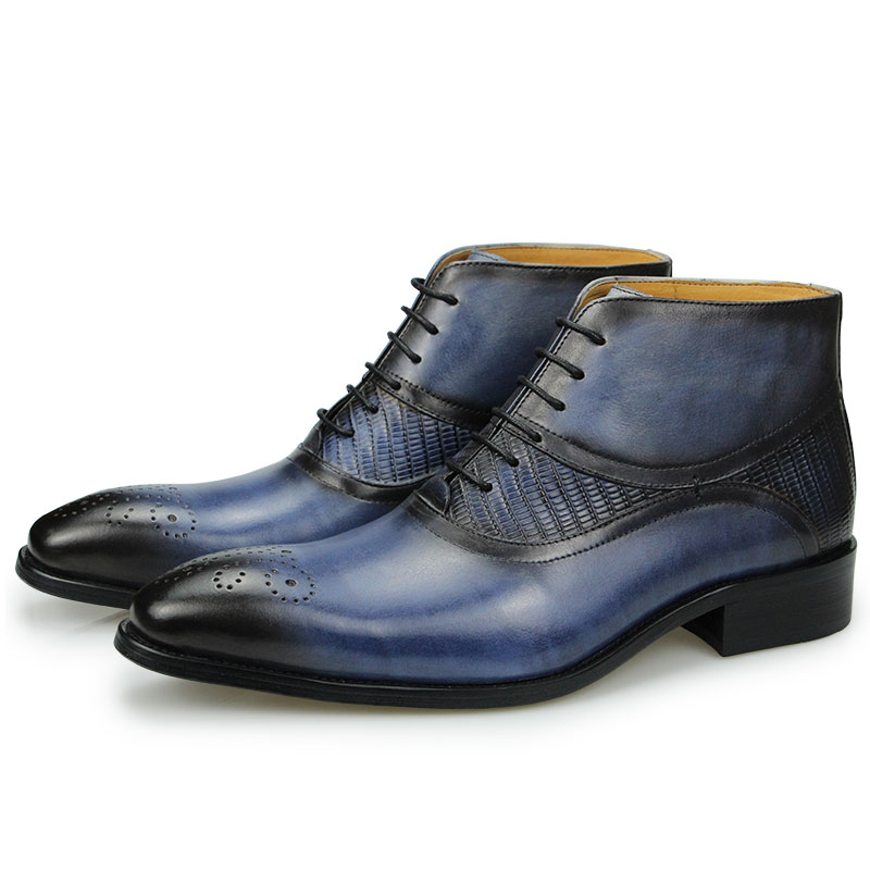 Genuine Leather Shoes Men's Bo - Leather Work Factory review and price
