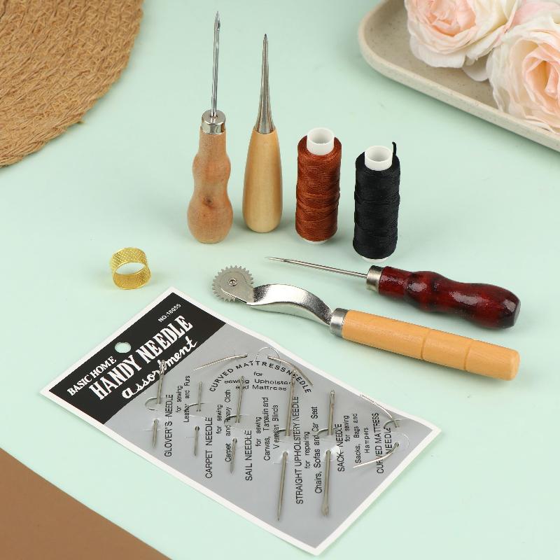 Leather Sewing Tools Kit Woode - Groover Stitching Tool review and price