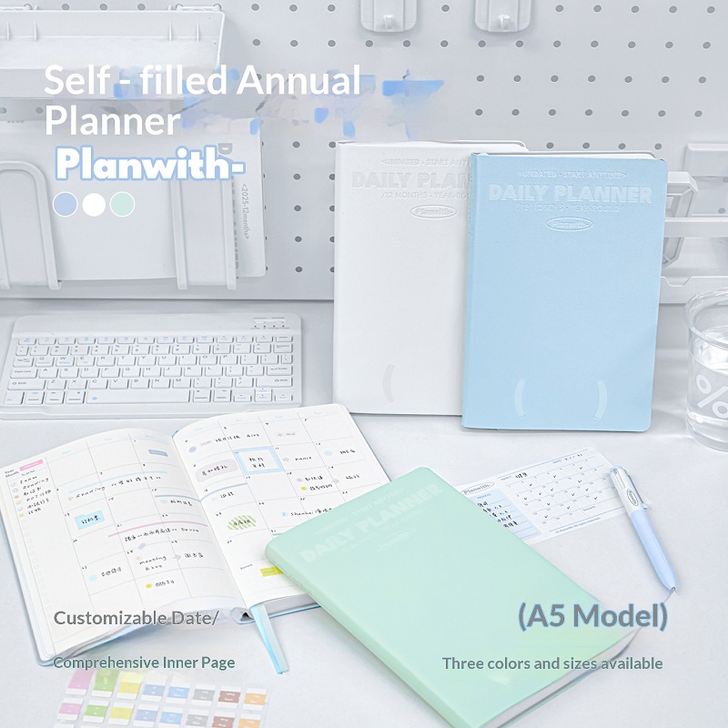 Planwith Self-dated Annual Pla - Leather Work Notebook review and price