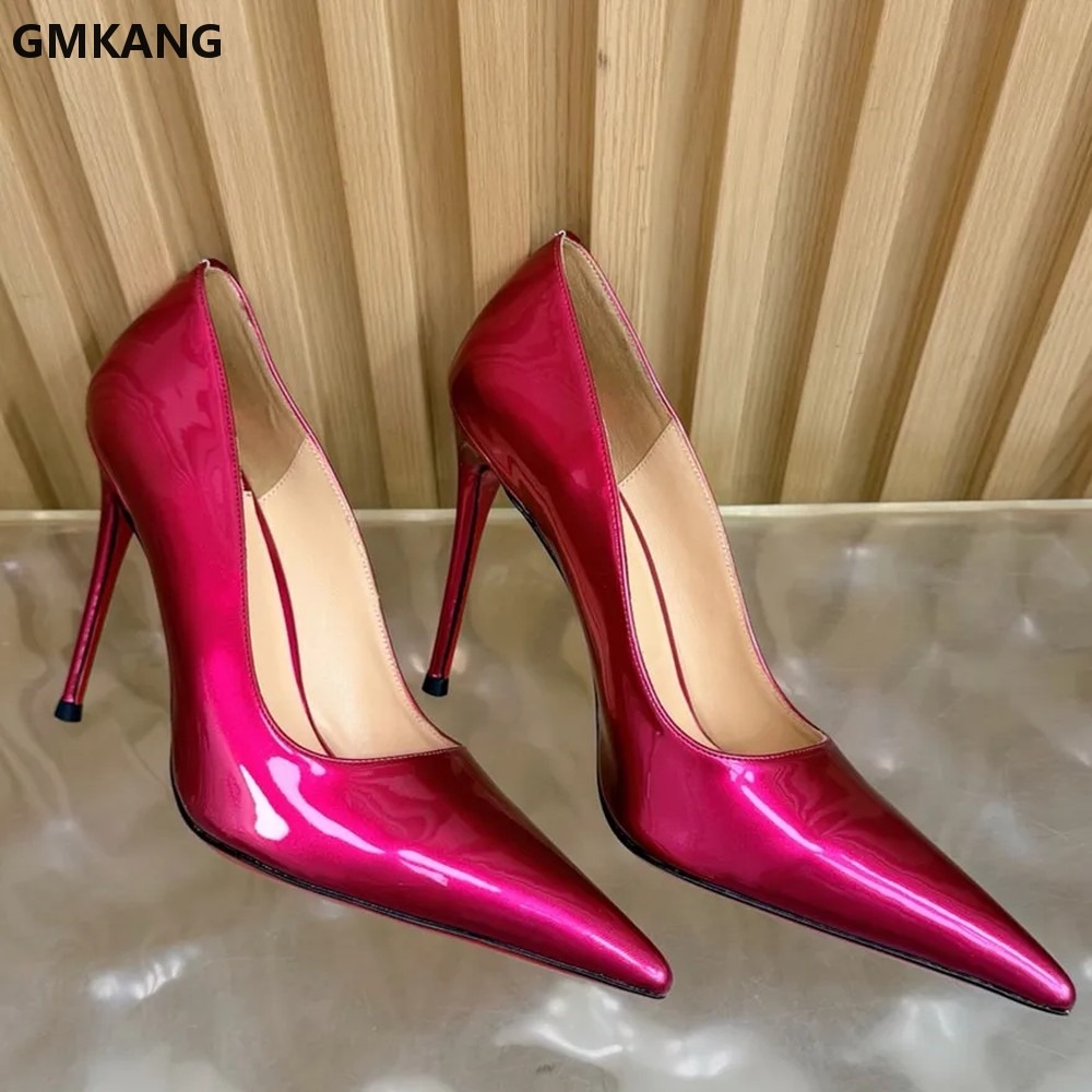 Women Pointed Toe Thin High He - Leather Work Dress review and price