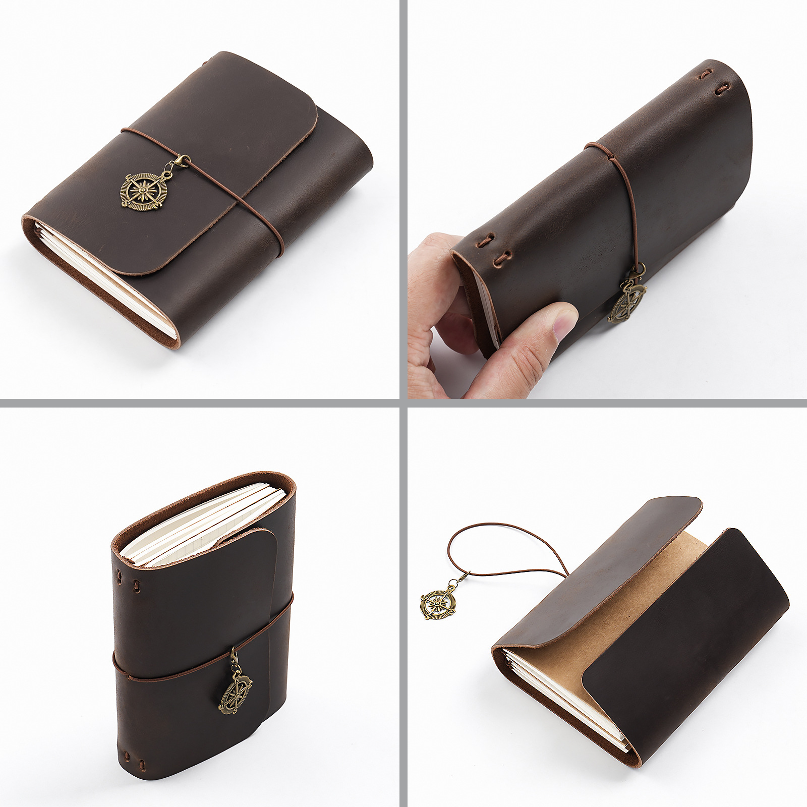 New Arrival Triple Fold TN Tra - Leather Work Notebook review and price