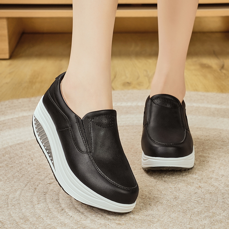 Women's Shoes Spring Genuine L - Leather Work Flats Women review and price