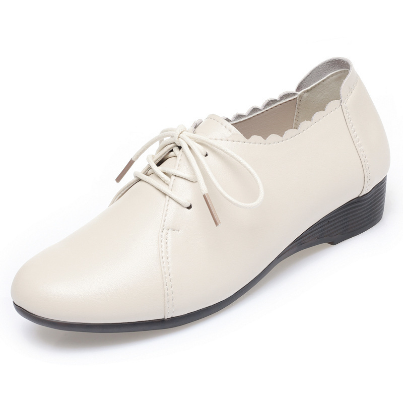 Plus Size 35-43 All Match Comf - Leather Work Flats Women review and price