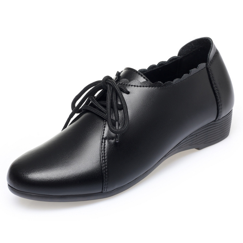 Plus Size 35-43 All Match Comf - Leather Work Flats Women review and price