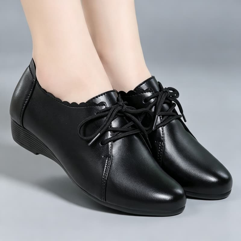 Plus Size 35-43 All Match Comf - Leather Work Flats Women review and price