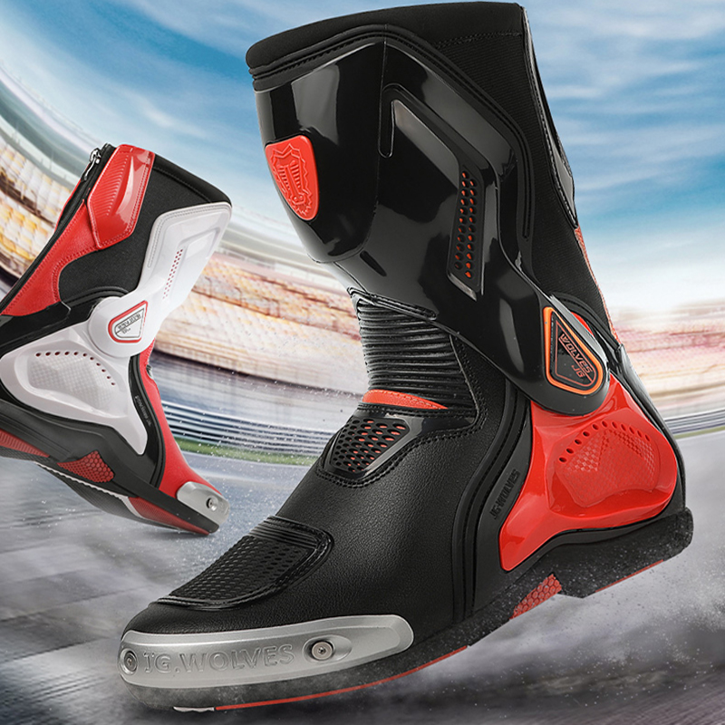 Men's Motorcycle Boots High To - Leatherwork Clamp review and price