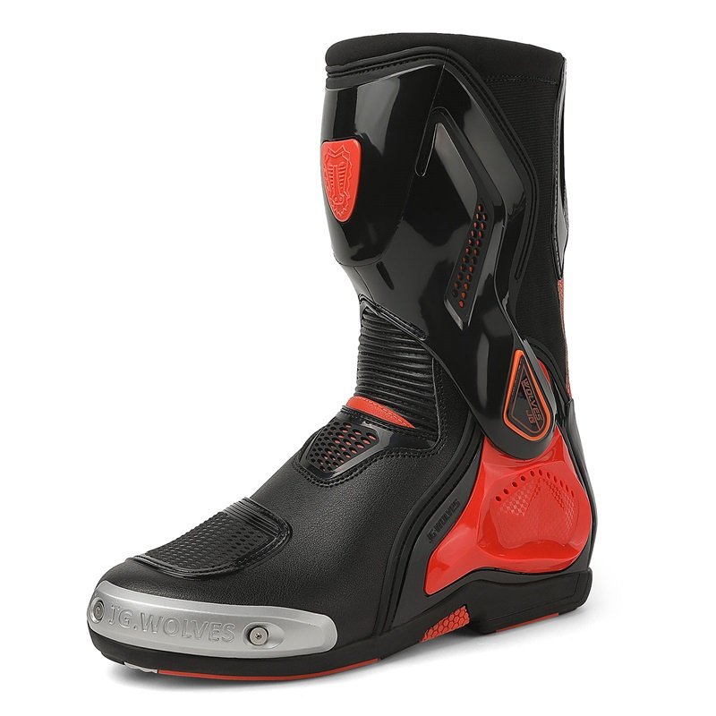 Men's Motorcycle Boots High To - Leatherwork Clamp review and price