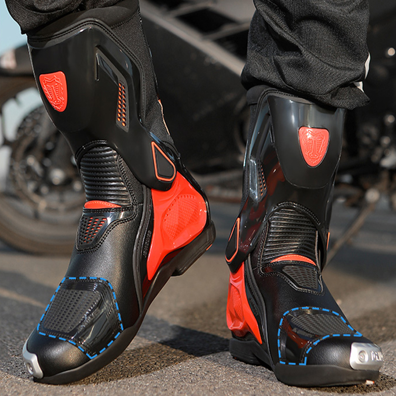 Men's Motorcycle Boots High To - Leatherwork Clamp review and price