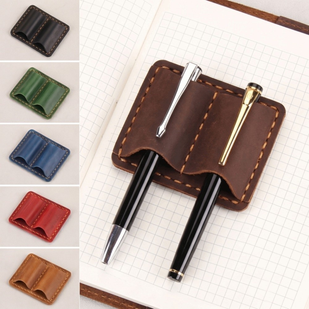 Double Vintage Leather Pen Loo - Leather Work Notebook review and price