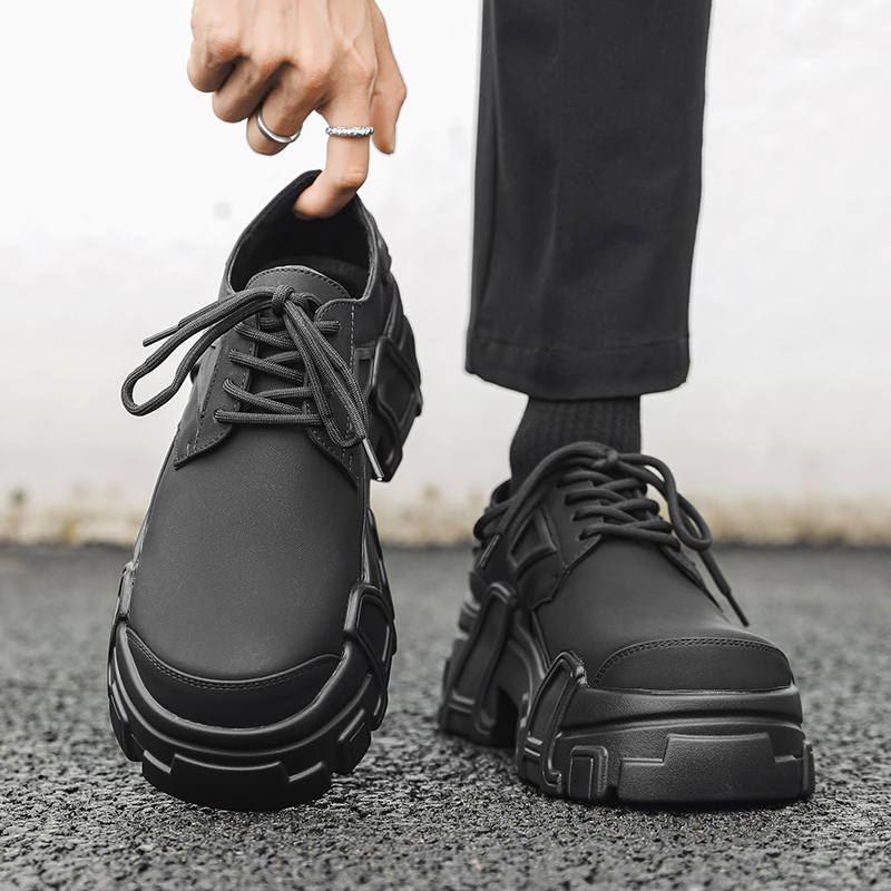 Men Platform Leather Shoes For - Leather Work Dress review and price