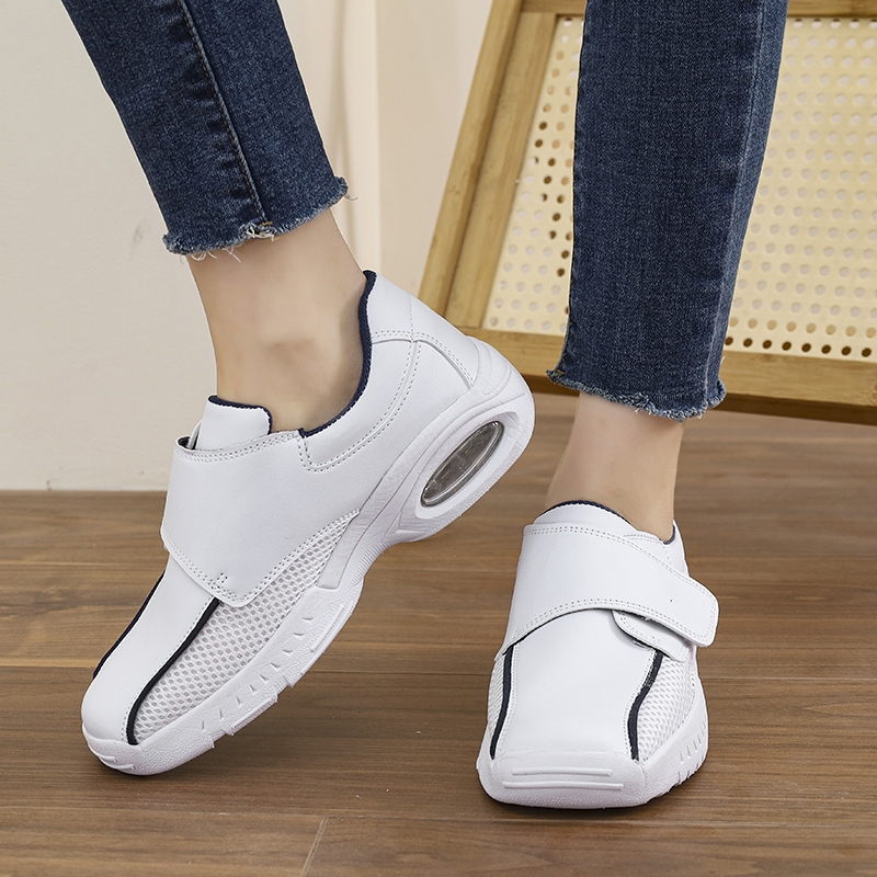 Professional Pure White Nursin - Leather Work Flats Women review and price