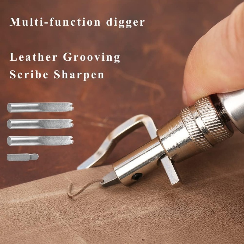 7 in 1 Pro Adjustable Leather  - Leatherwork Edge Beveler review and price