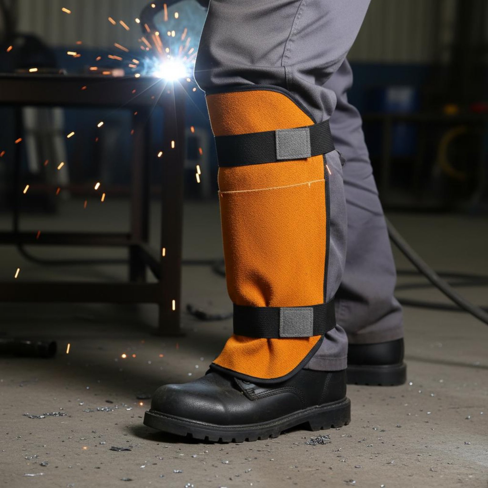 Welder Gaiters  Knee Pads Bovi - Leather Work Knee Pads review and price