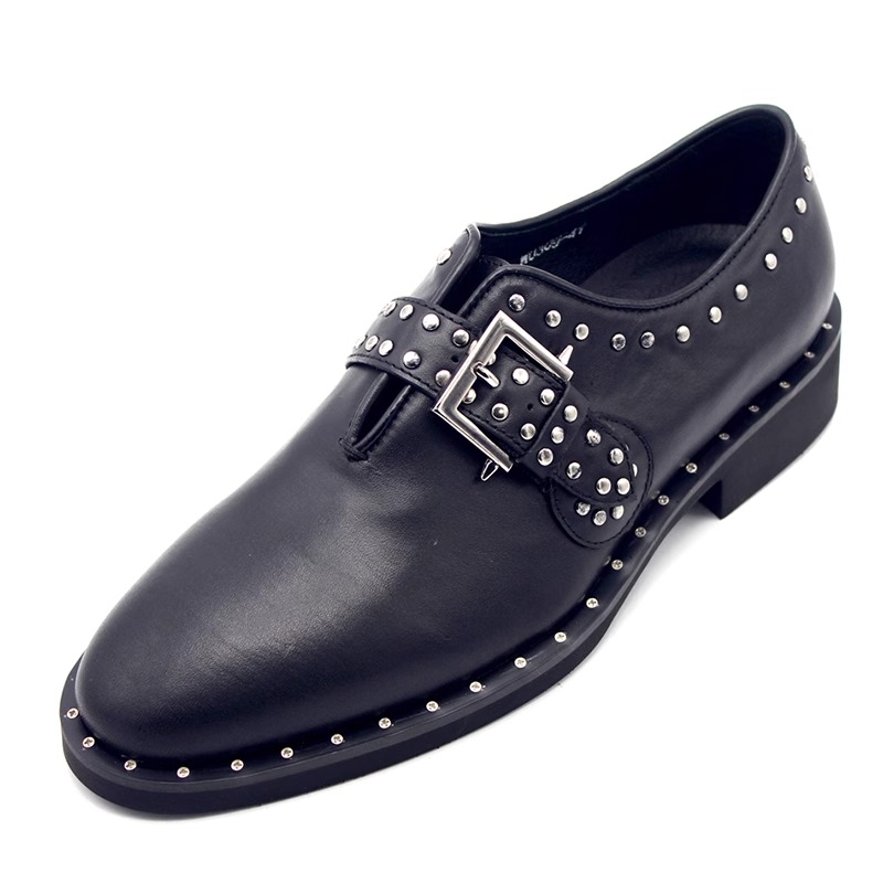 New Fashion Rivet Munk Shoes L - Leather Work Dress review and price