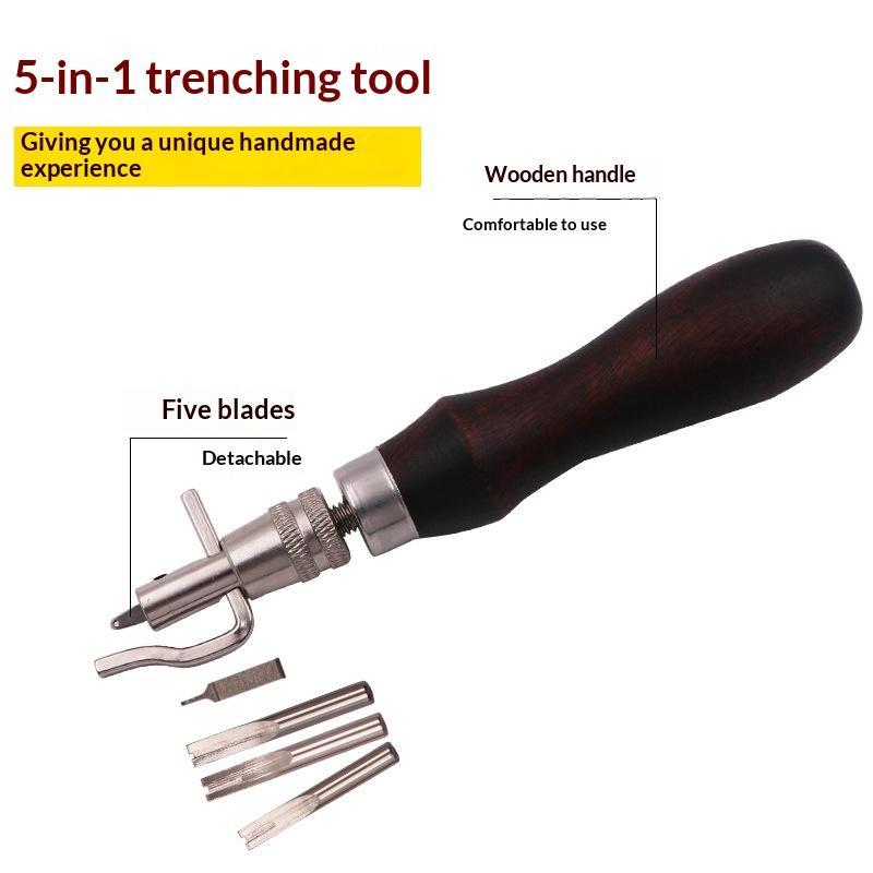 7 In 1 Leather GrooverTool,Pro - Leatherwork Edge Beveler review and price